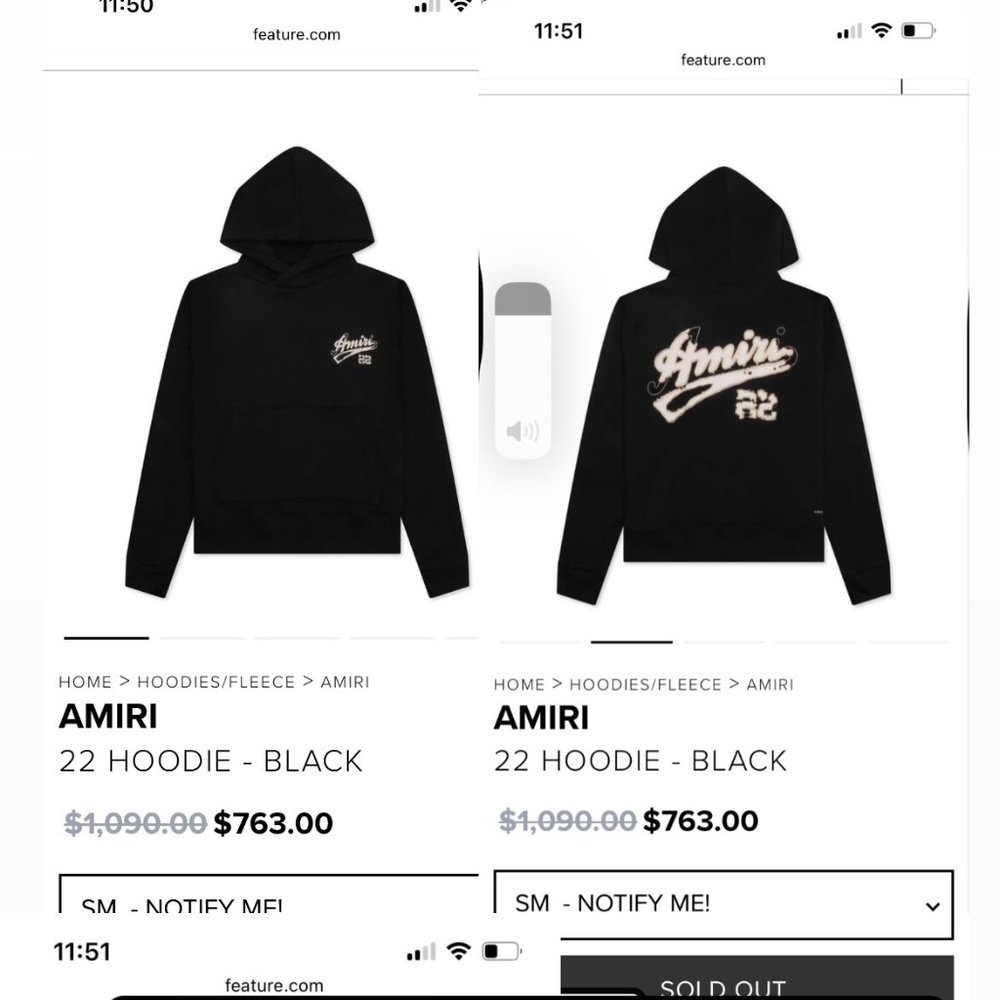 AMIRI 22 Men’s hoodie